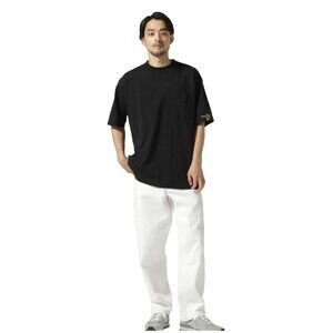 Vintage 90s/Y2k Avirex Baggy Carpenter Jeans Men's 39R White Cream Streetwear